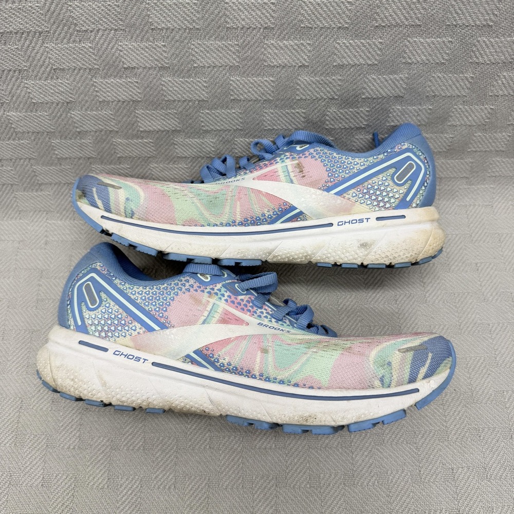 Brooks Ghost 14 Shoes Womens Size 7 Blue Running - Picture 6 of 8